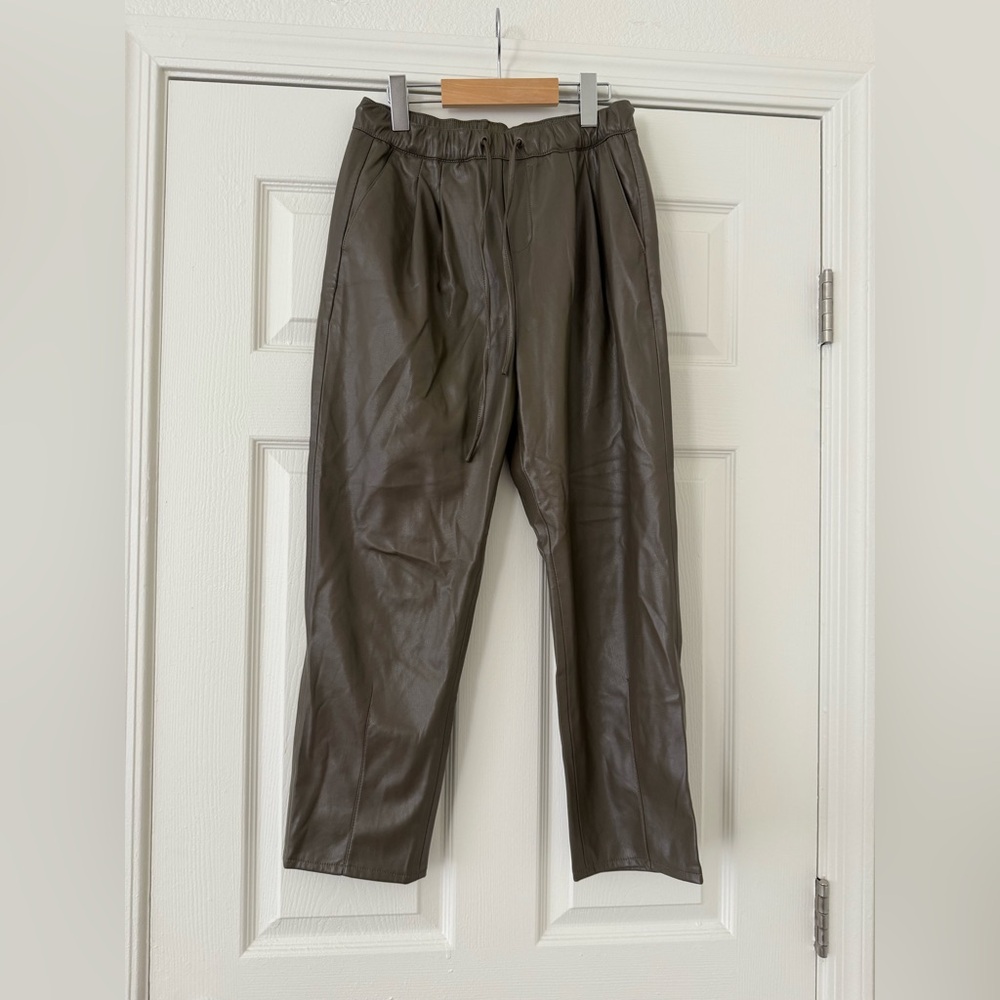 Industry Pleather Joggers XS